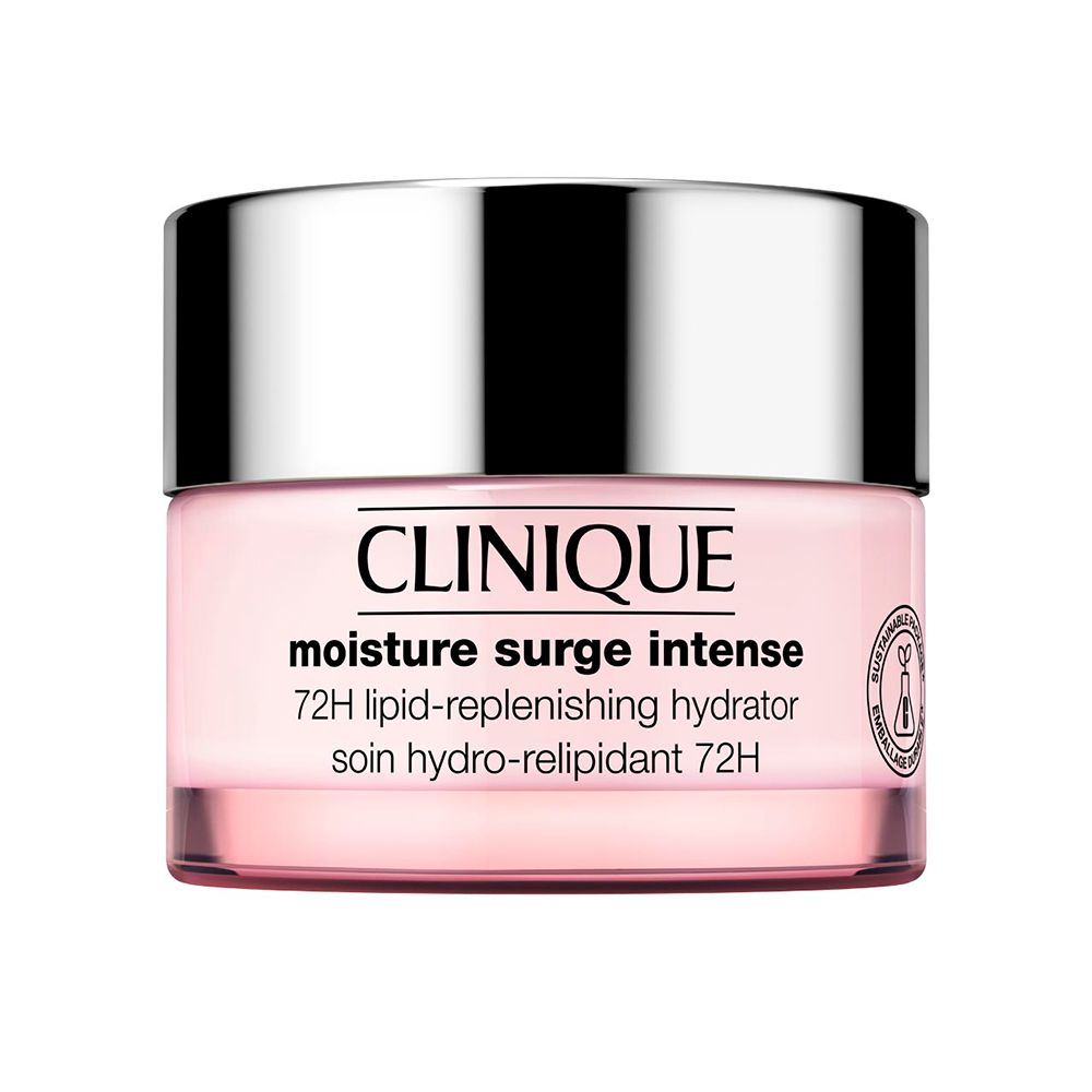 Clinique Moisture Surge™ Intense 72H Lipid-Replenishing Hydrator. Gesichtspflege mit aktiviertem Aloe-Wasser und Koffein
