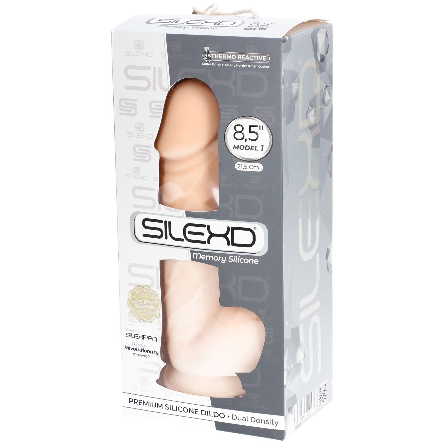 SILEXD Premium Silikon Dildo Modèle 4 Stuhl 21,5 cm