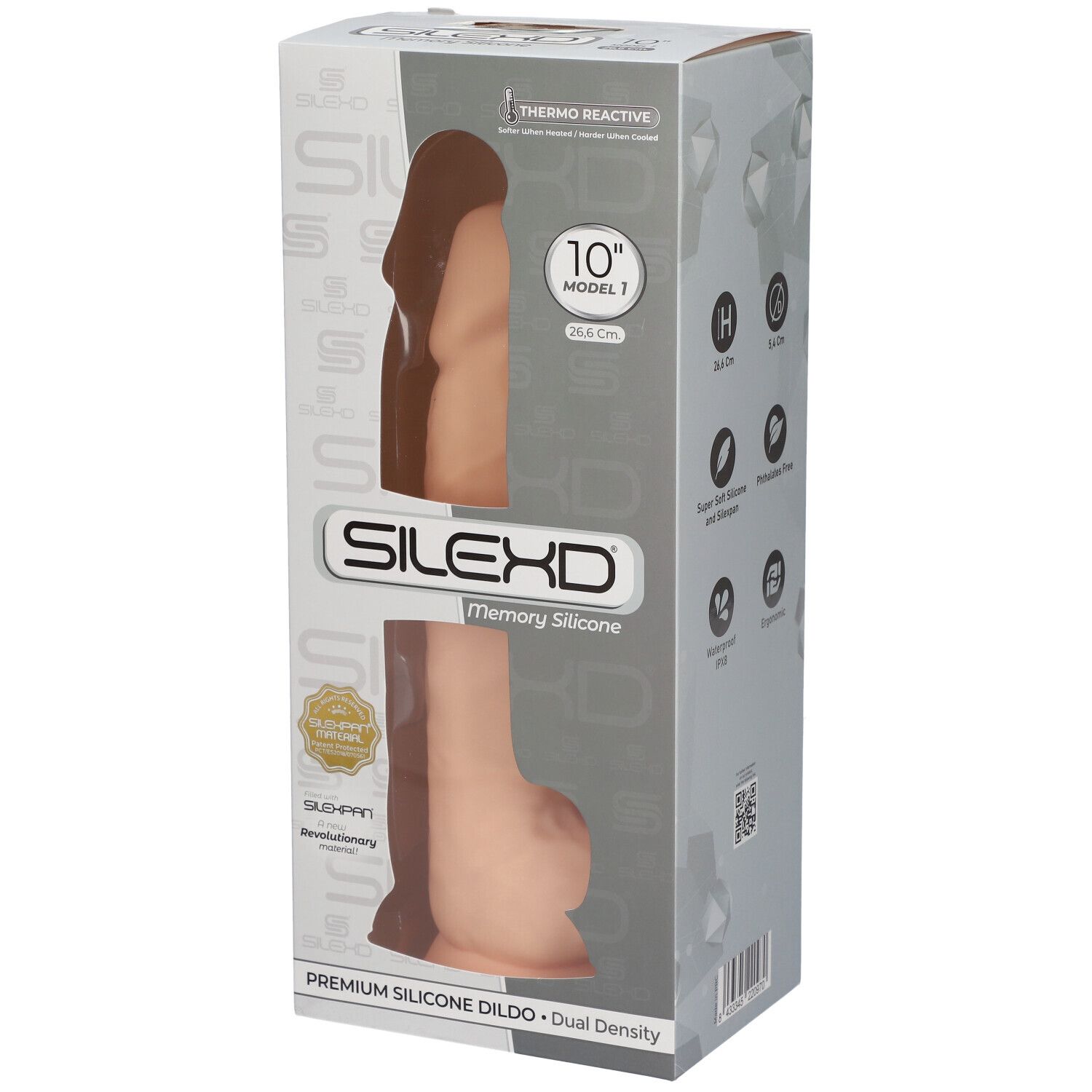 SILEXD Premium Silikon Dildo Modèle 5 Stuhl 26.6 cm