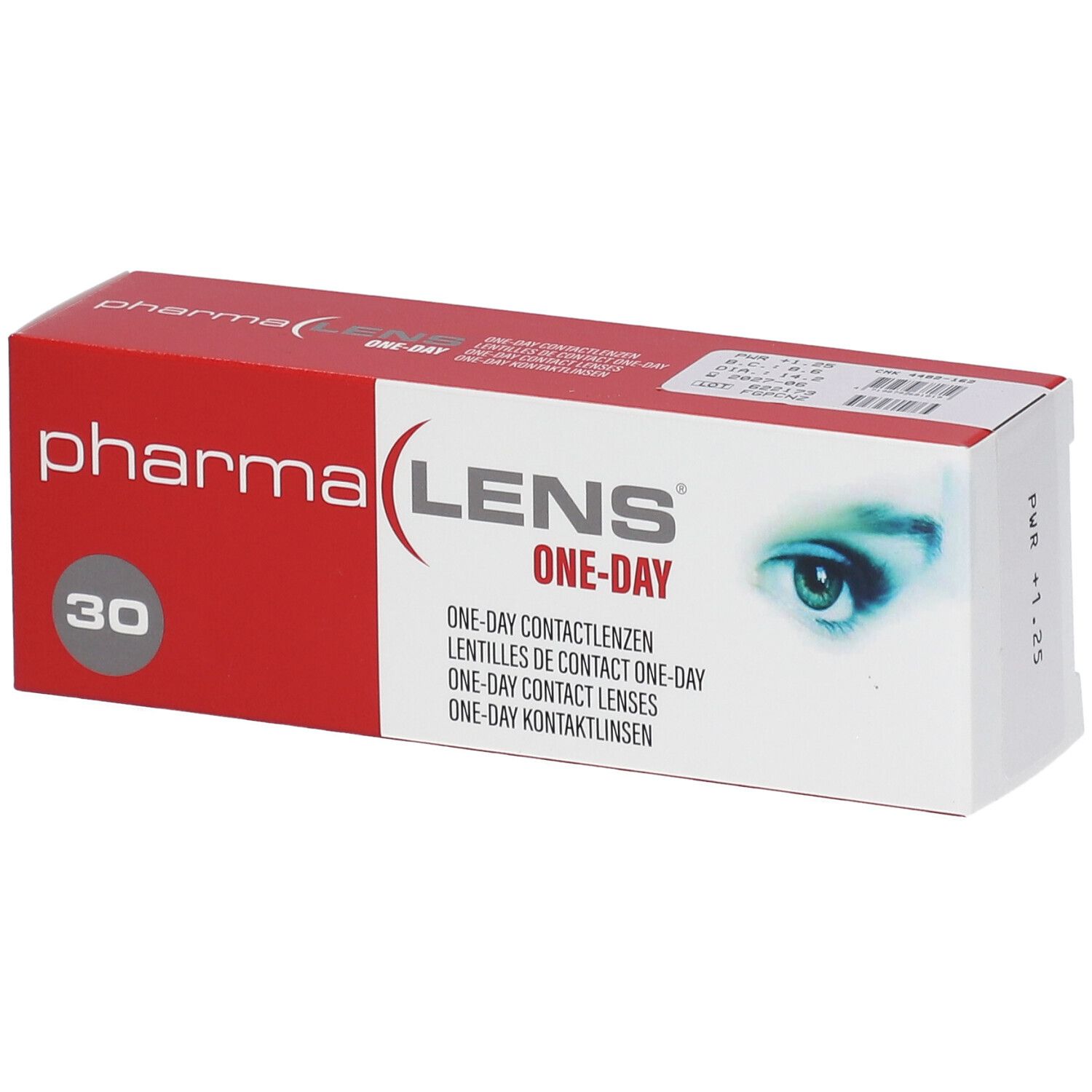 pharmaLENS® ONE-DAY Kontaktlinsen +1.25