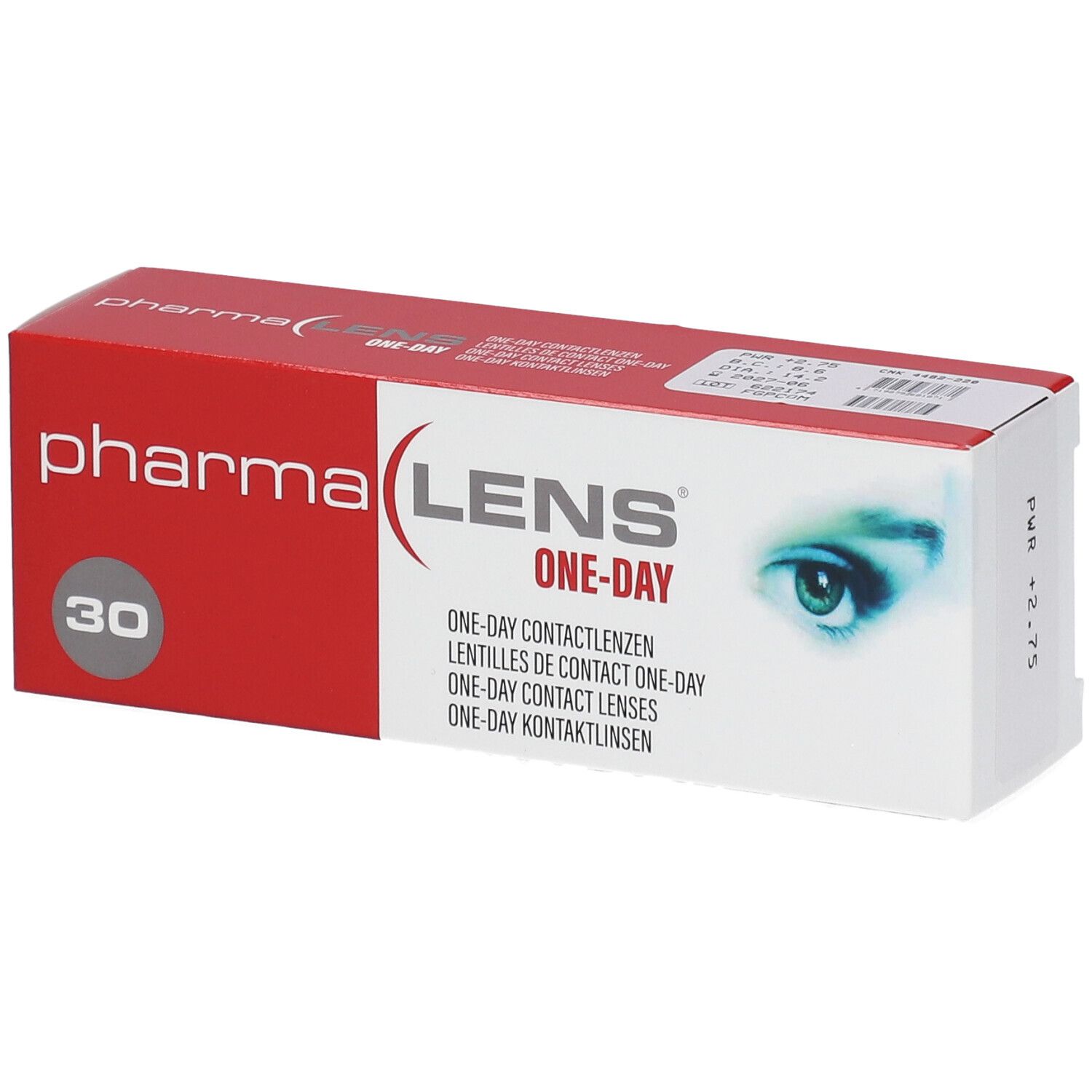 pharmaLENS® ONE-DAY Kontaktlinsen +2.75