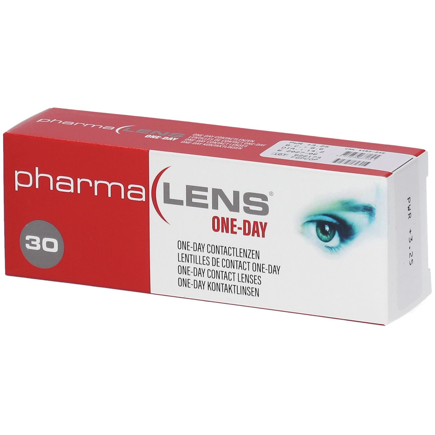 pharmaLENS® ONE-DAY Kontaktlinsen +3.25