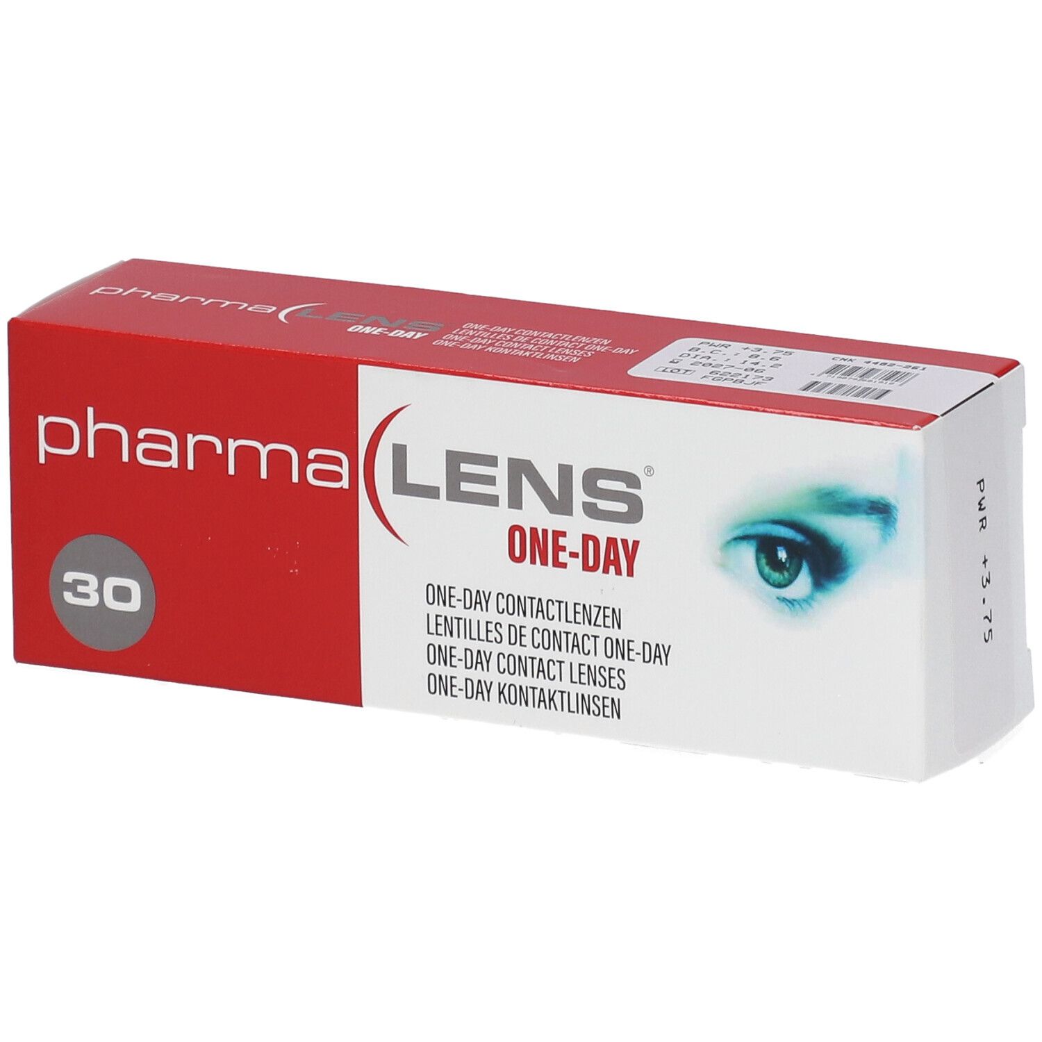 pharmaLENS® ONE-DAY Kontaktlinsen +3.75