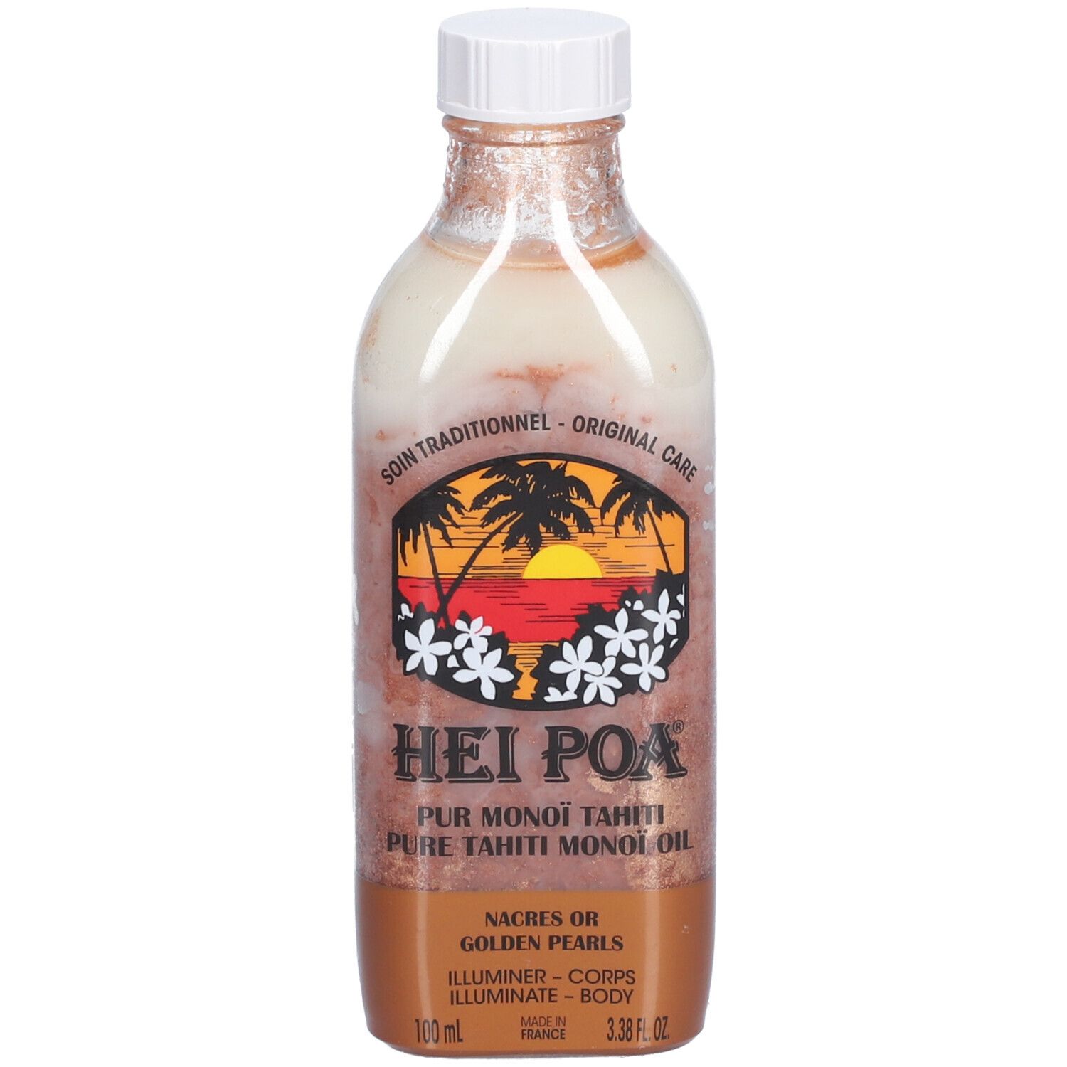 Hei Poa® pur Monoï de Tahiti Perlmutt Gold
