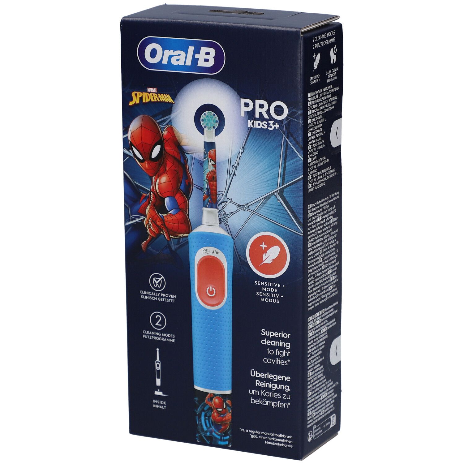 Oral-B - Elektrische Zahnbürste 'Vitality Pro - Kids' Spiderman