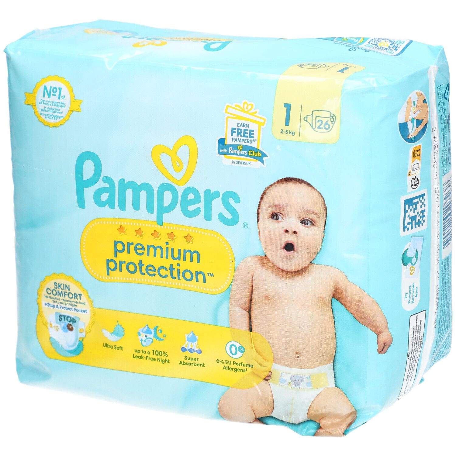 Pampers® Premium Protection Windeln Größe 1 (2–5 kg)