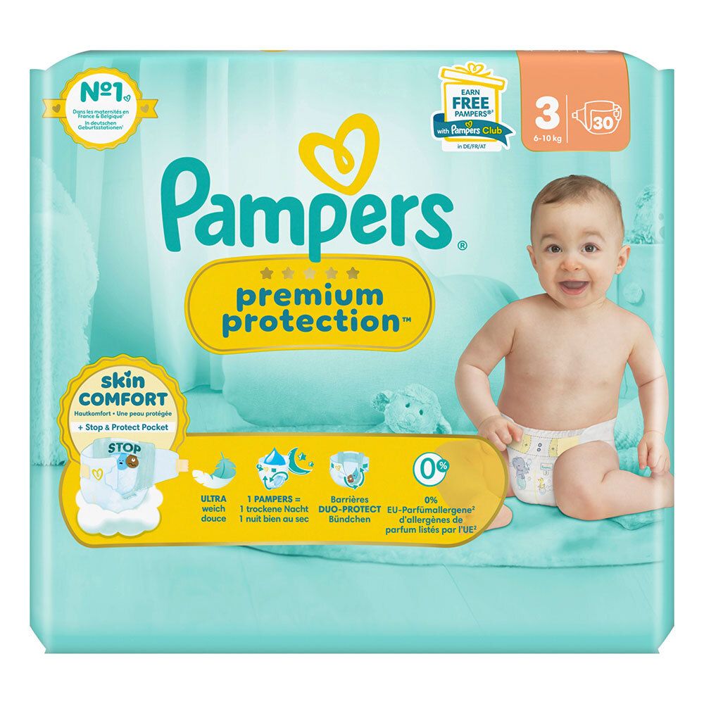 Pampers® Premium Protection™ Windeln Größe 3 | 6-10 kg
