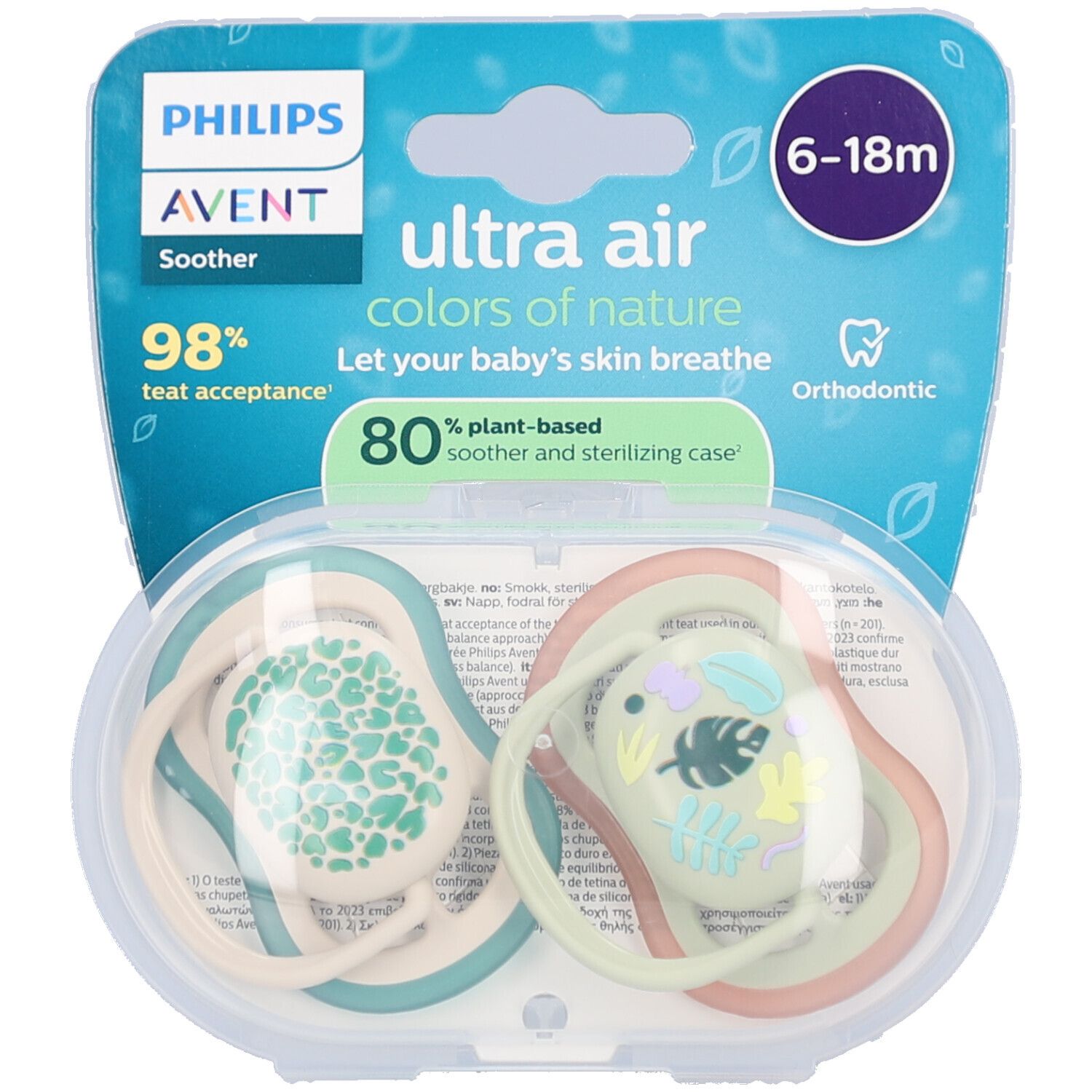 Philips Avent Schnuller +6 Monate „Air Feuillage“