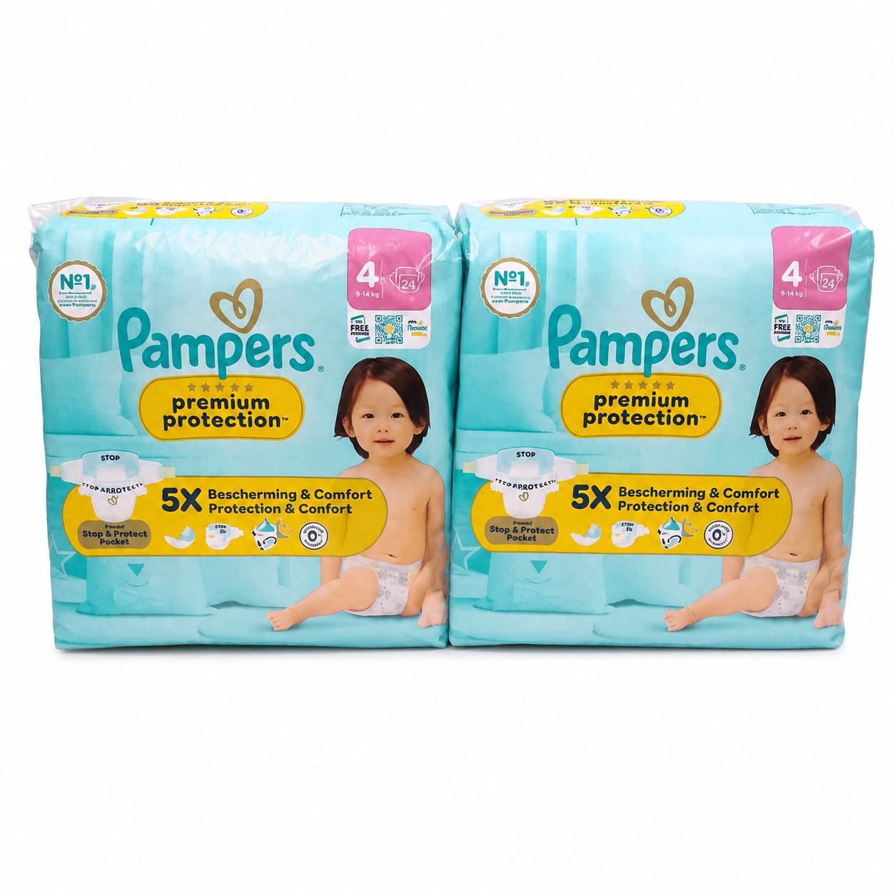 Pampers Premium Protection Windeln Gr. 4 (9–14 kg)