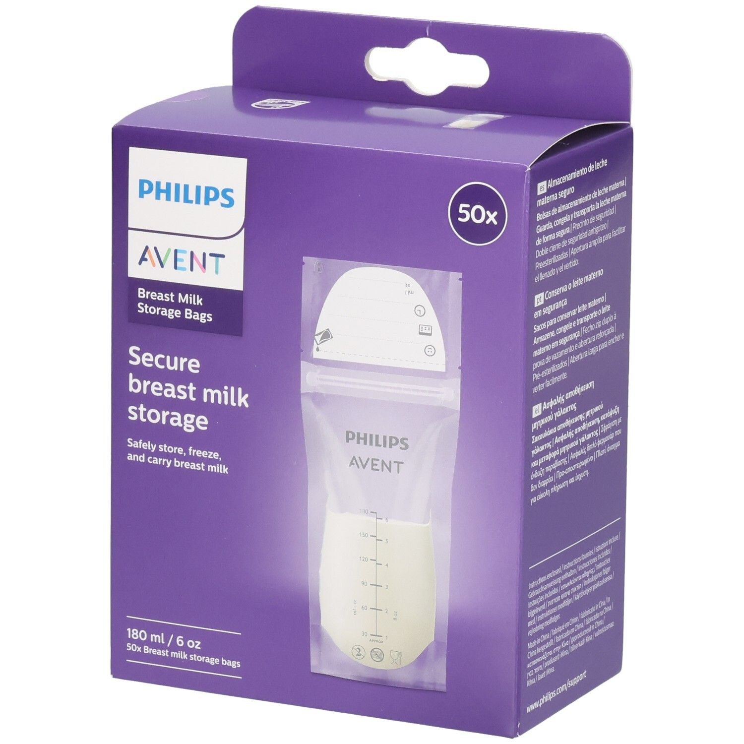 Philips AVENT Muttermilch-Aufbewahrungsbeutel 180 ml