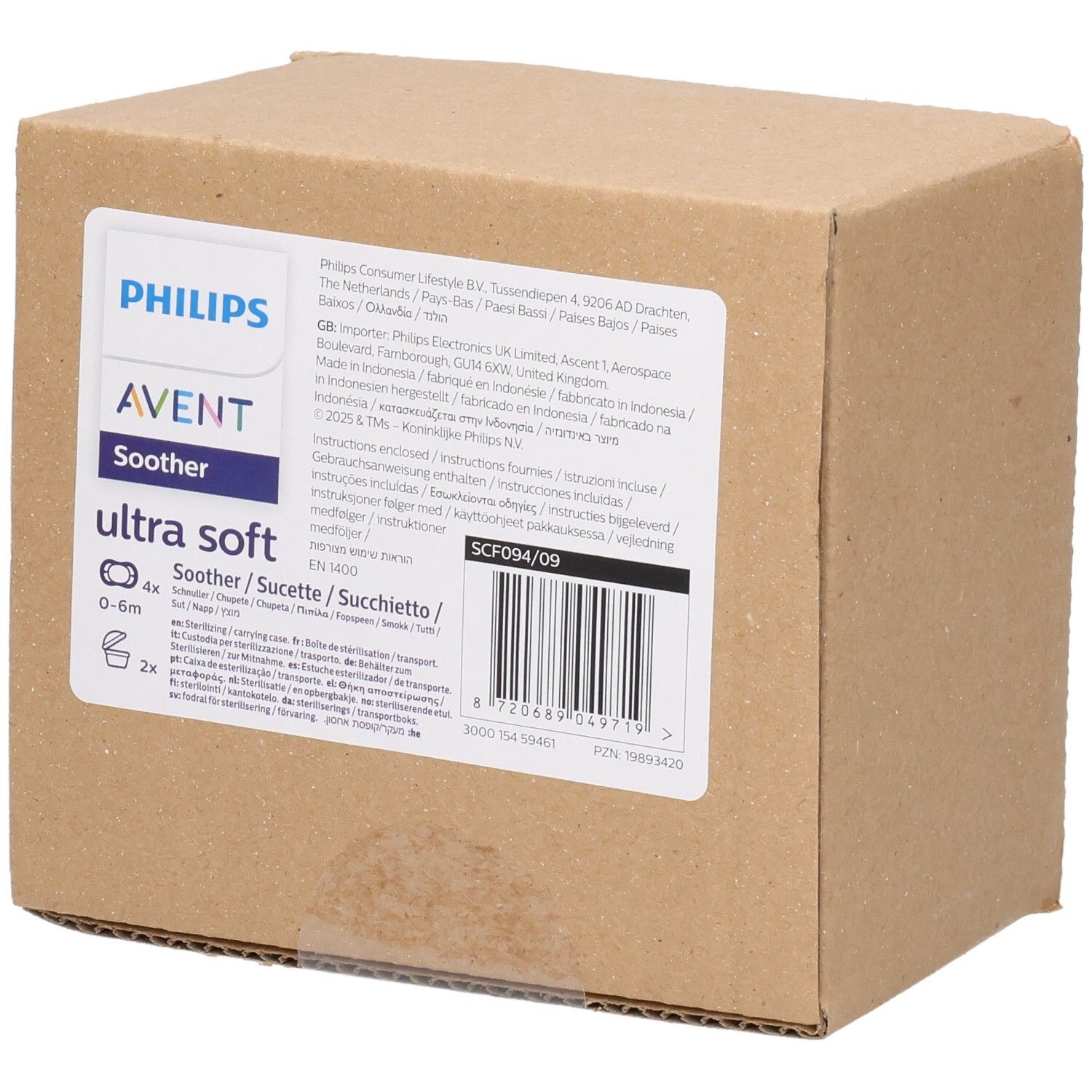 Philips AVENT ultra soft Schnuller 0–6 Monate Day & Night