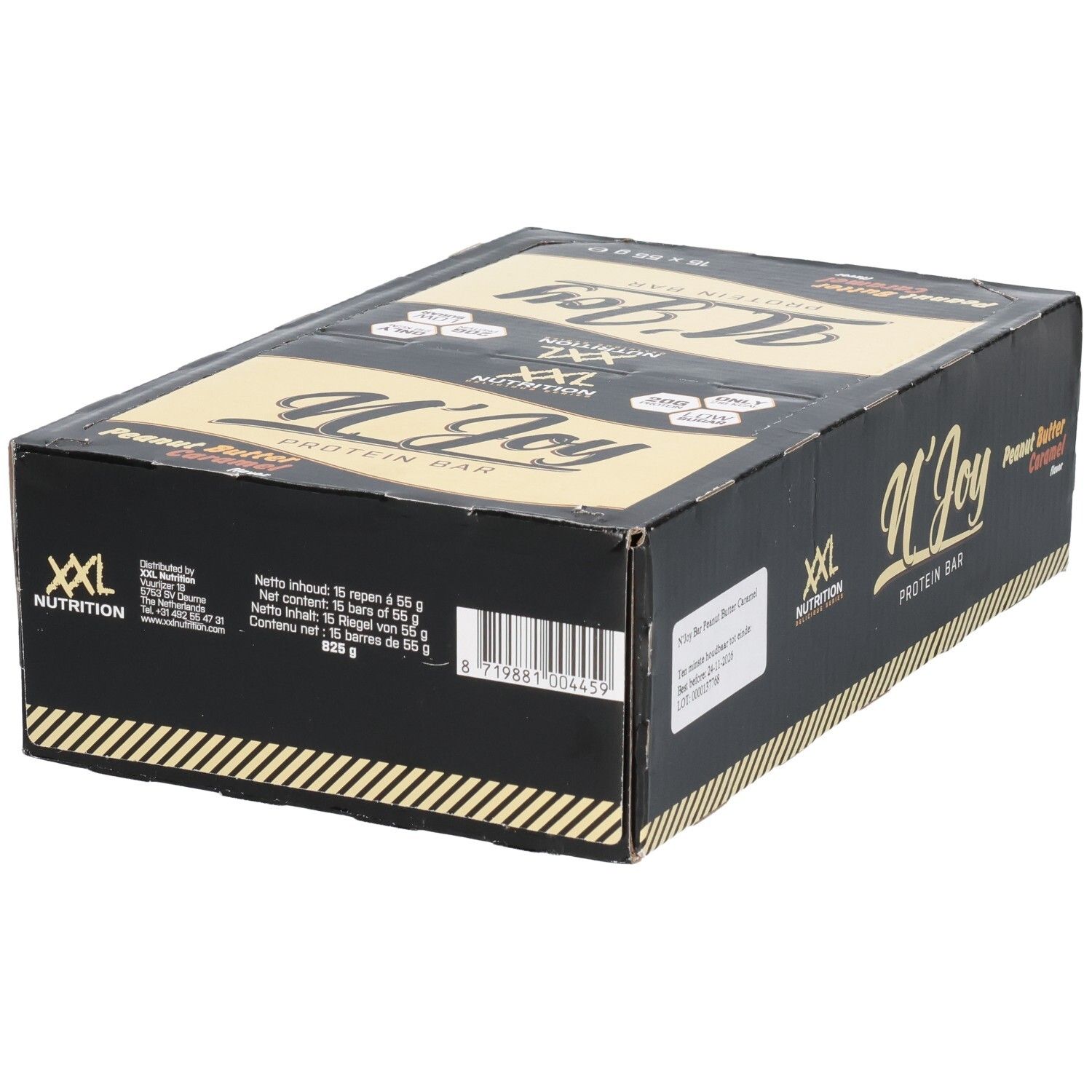 XXL Nutrition N'Joy Proteinriegel mit Erdnussbutter und Karamell