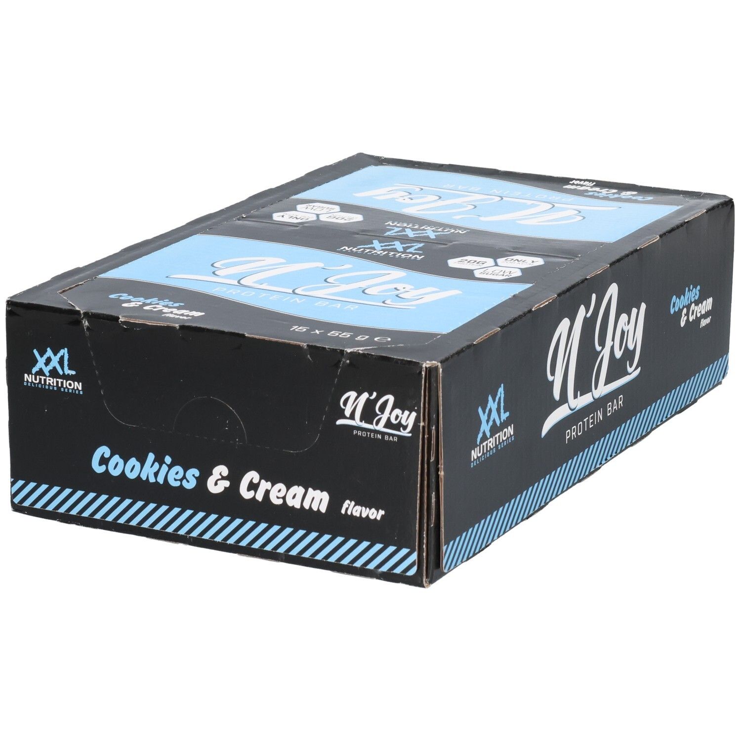 XXL Nutrition N'Joy Proteinriegel Cookies & Cream