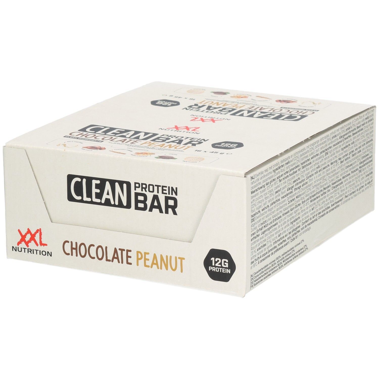 XXL Nutrition Clean Proteinriegel Schokolade-Erdnuss