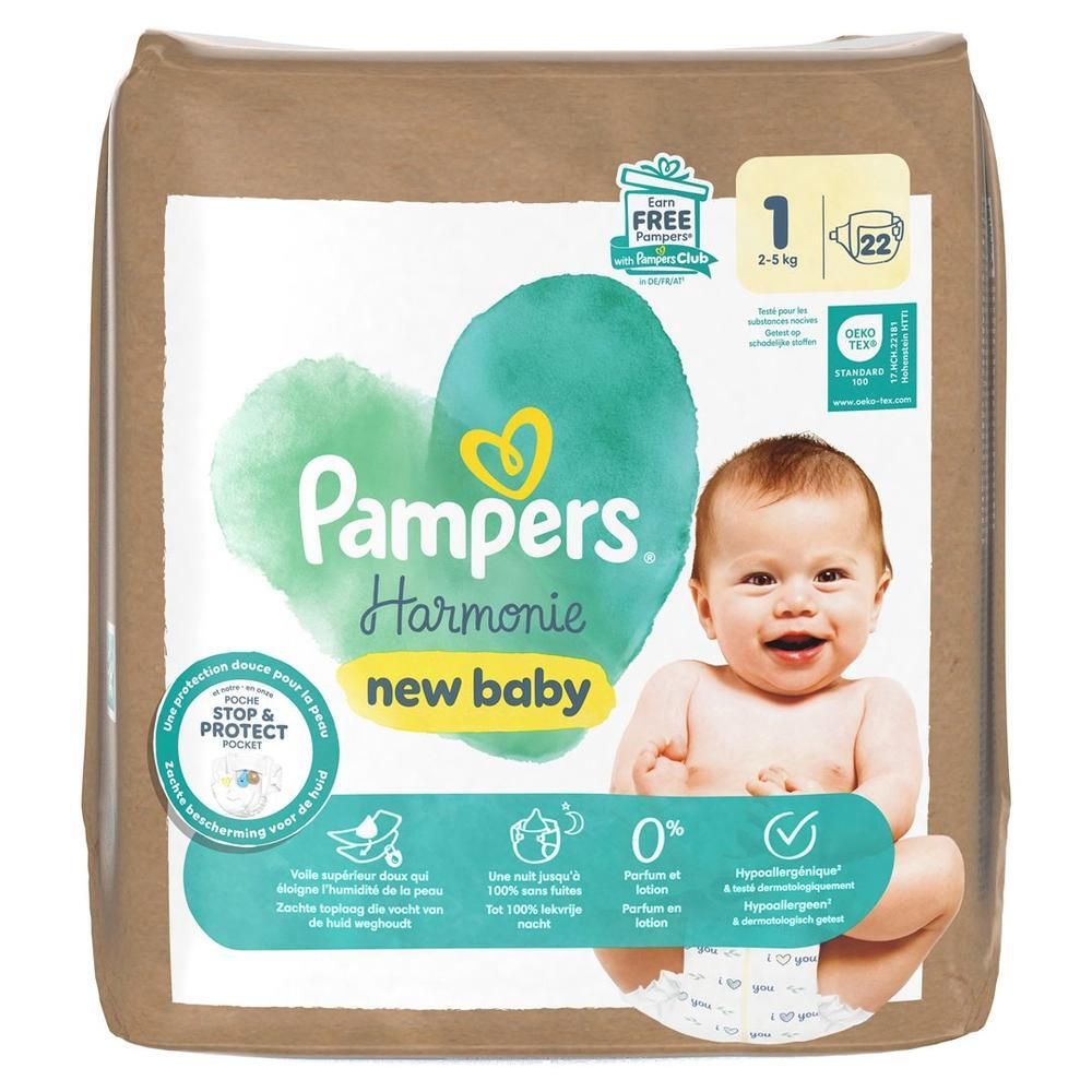 Pampers® Harmonie Windeln Größe 1 – 2–5 kg