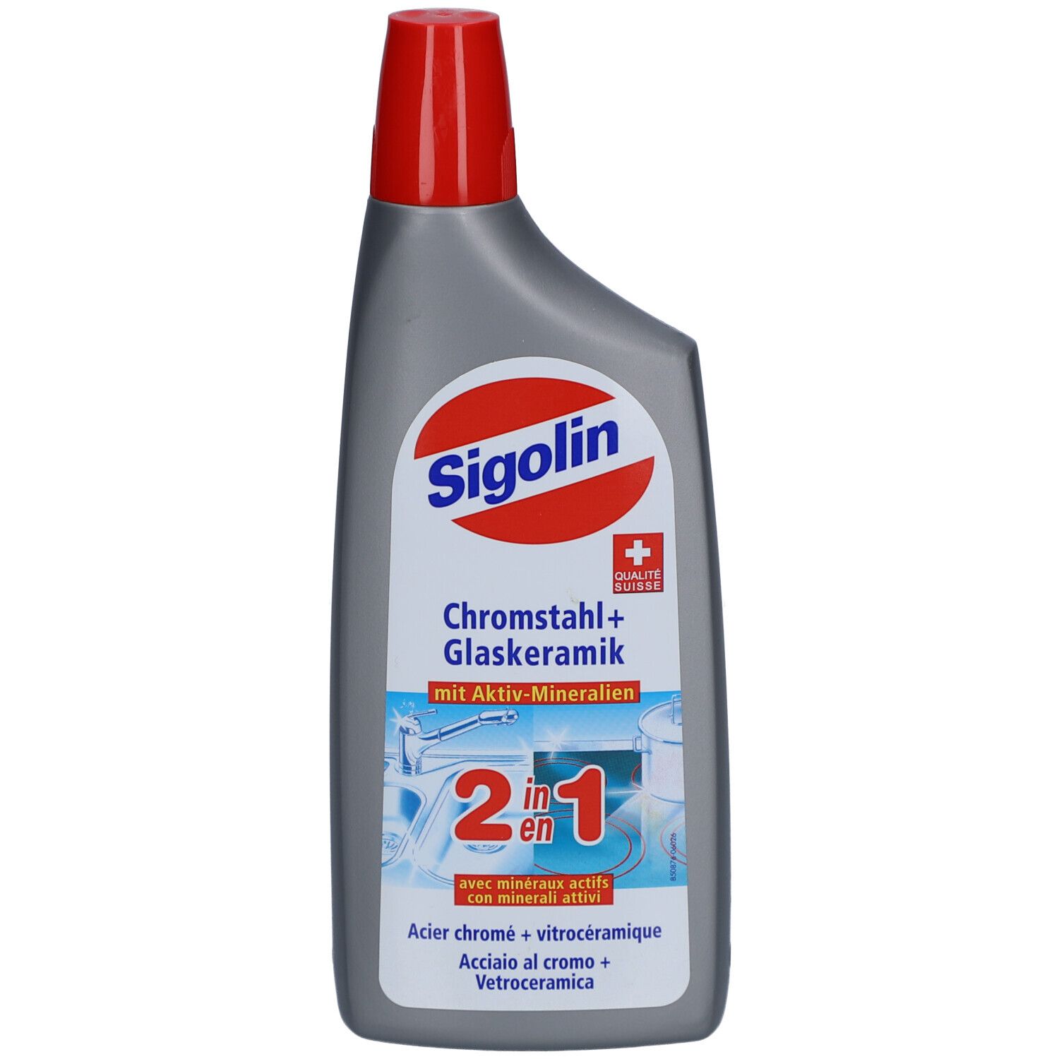 SIGOLIN 2in1 Chromstahl + Ceranfeld