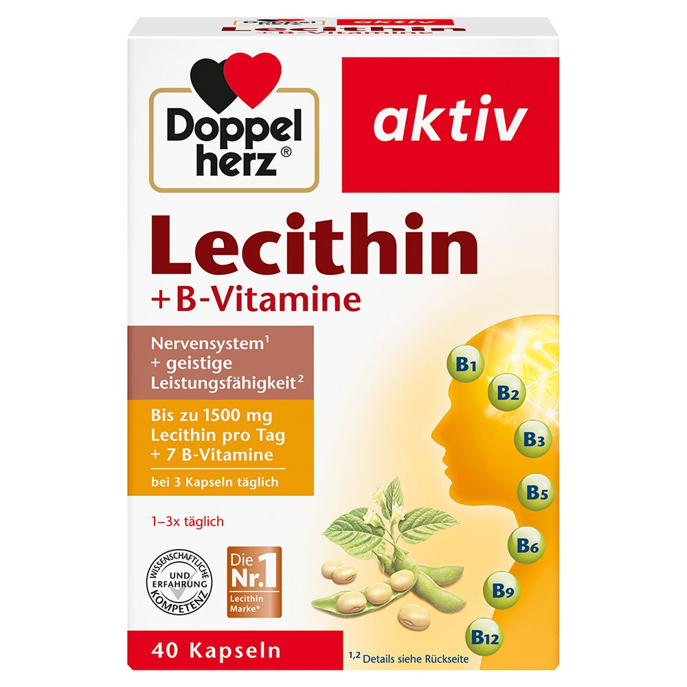 Doppelherz® aktiv Lecithin + B-Vitamine Kapseln