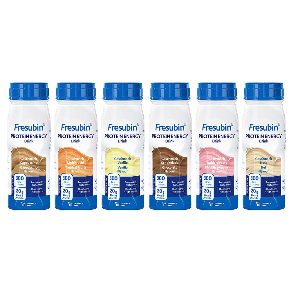 Fresubin Protein Energy Trinknahrung Mischkarton | Aufbaunahrung mit Eiweiß