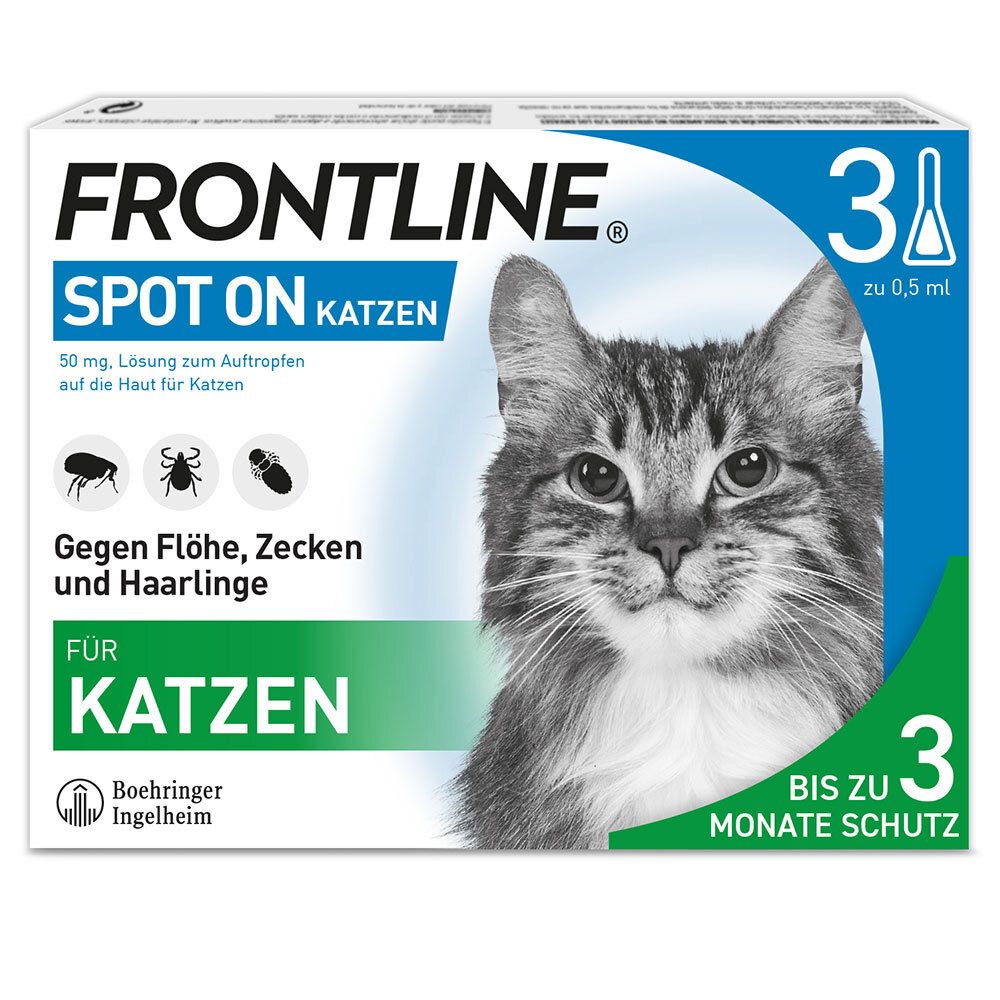 FRONTLINE® SPOT ON Katze gegen Zecken und Flöhe