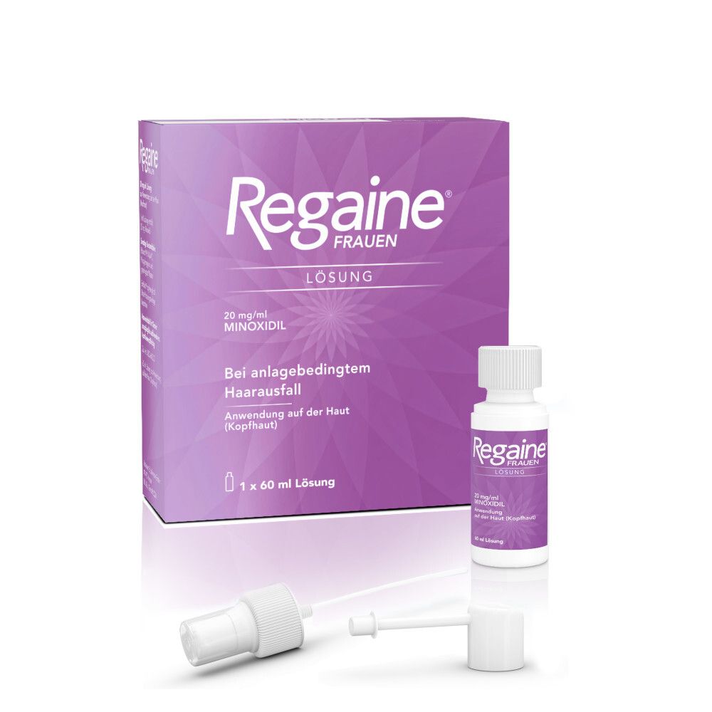 Regaine Frauen Lösung mit Minoxidil bei erblich bedingtem Haarausfall