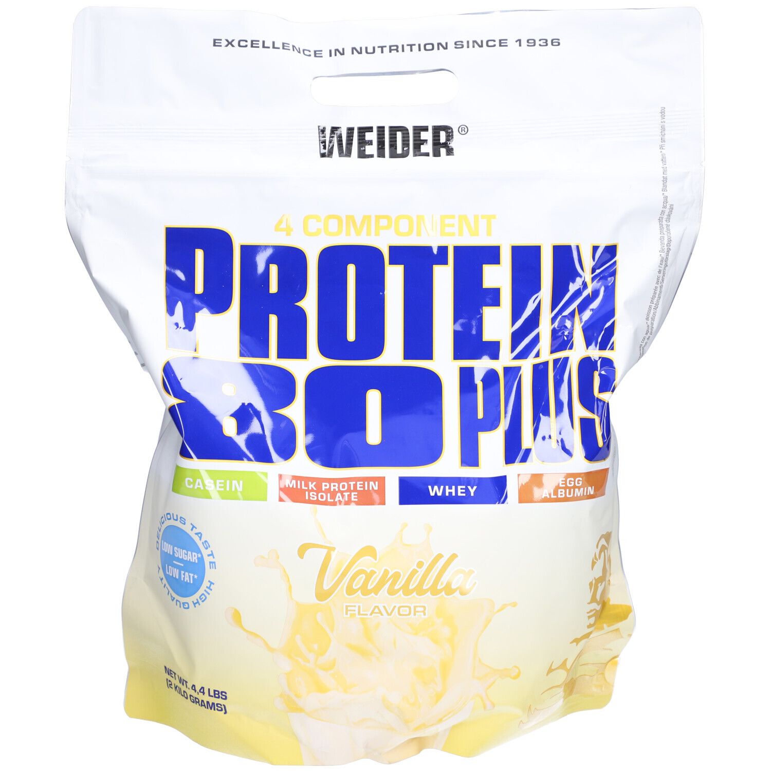 Weider Protein 80 Plus, Vanille, Pulver