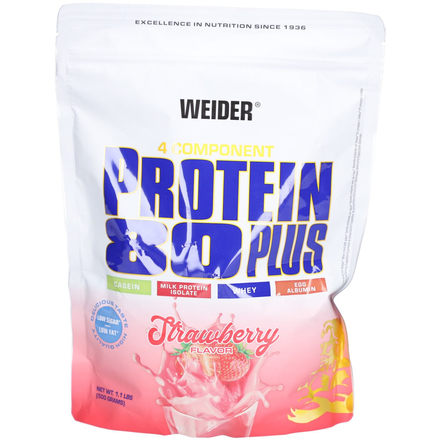 Weider® Protein 80 Plus, Erbeere, Pulver
