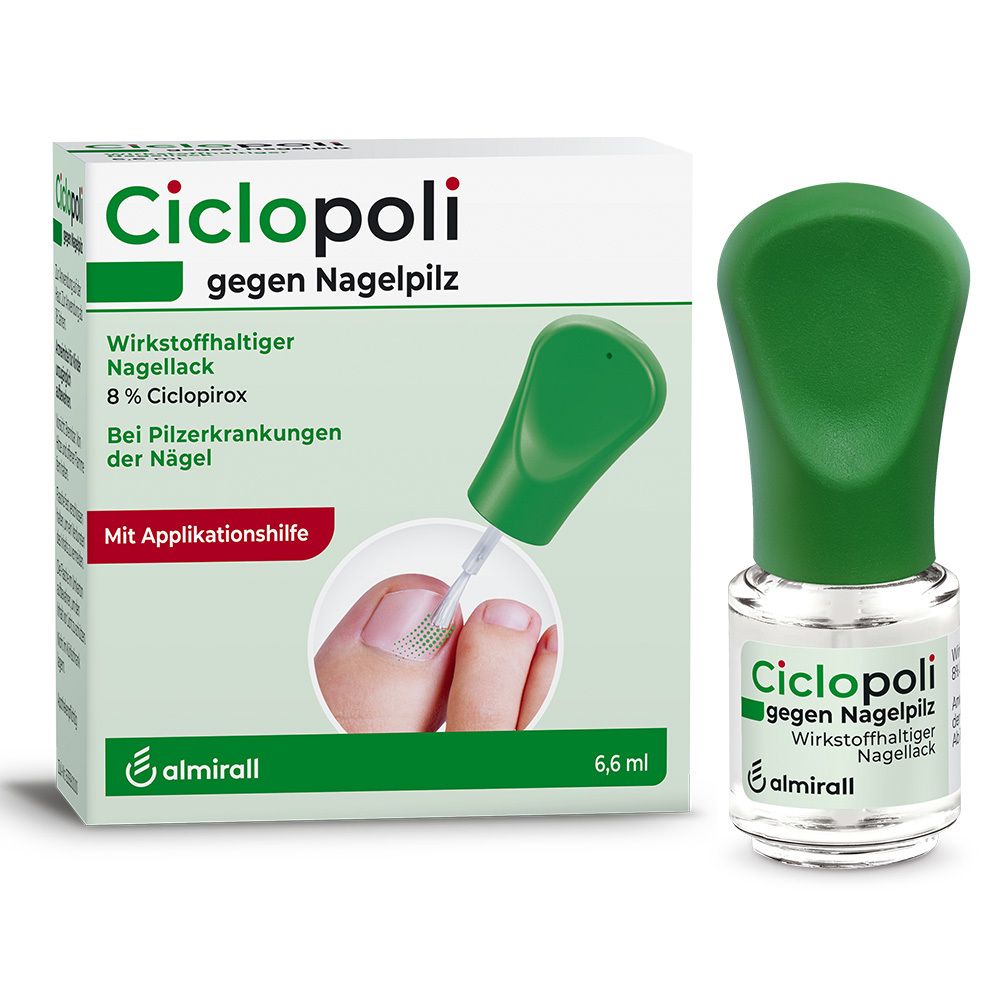 Ciclopoli gegen Nagelpilz Nagellack mit Applikationshilfe