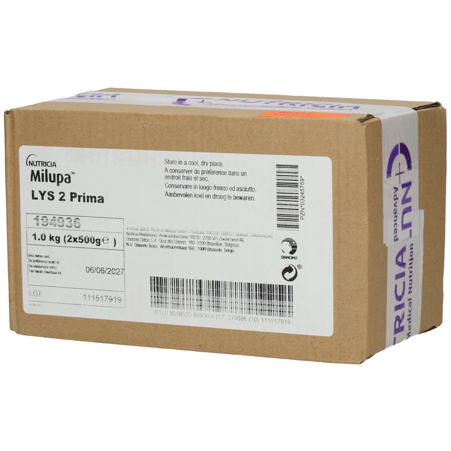 Milupa LYS 2-prima