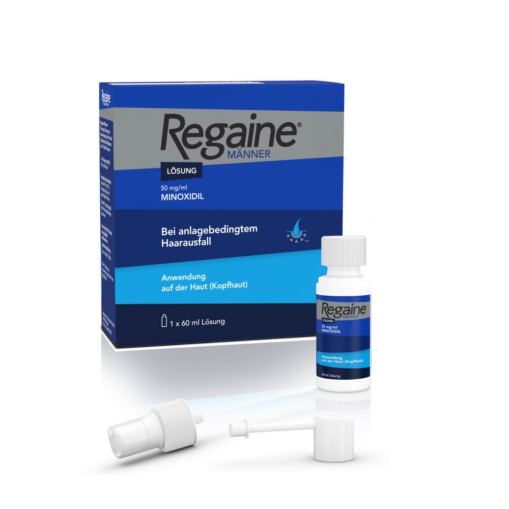 Regaine Männer Lösung mit Minoxidil bei erblich bedingtem Haarausfall