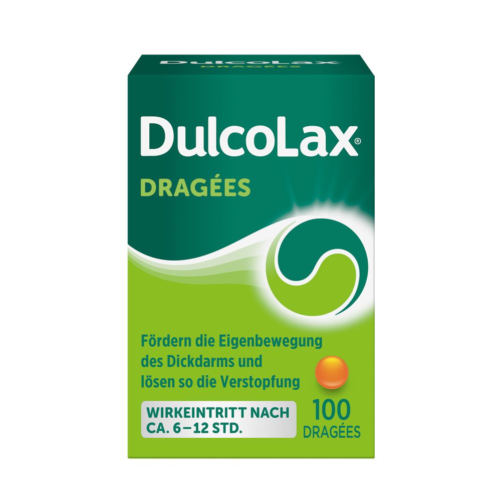 DulcoLax Dragées | Bisacodyl-Abführmittel | Planbare Wirkung in 6–12 Std