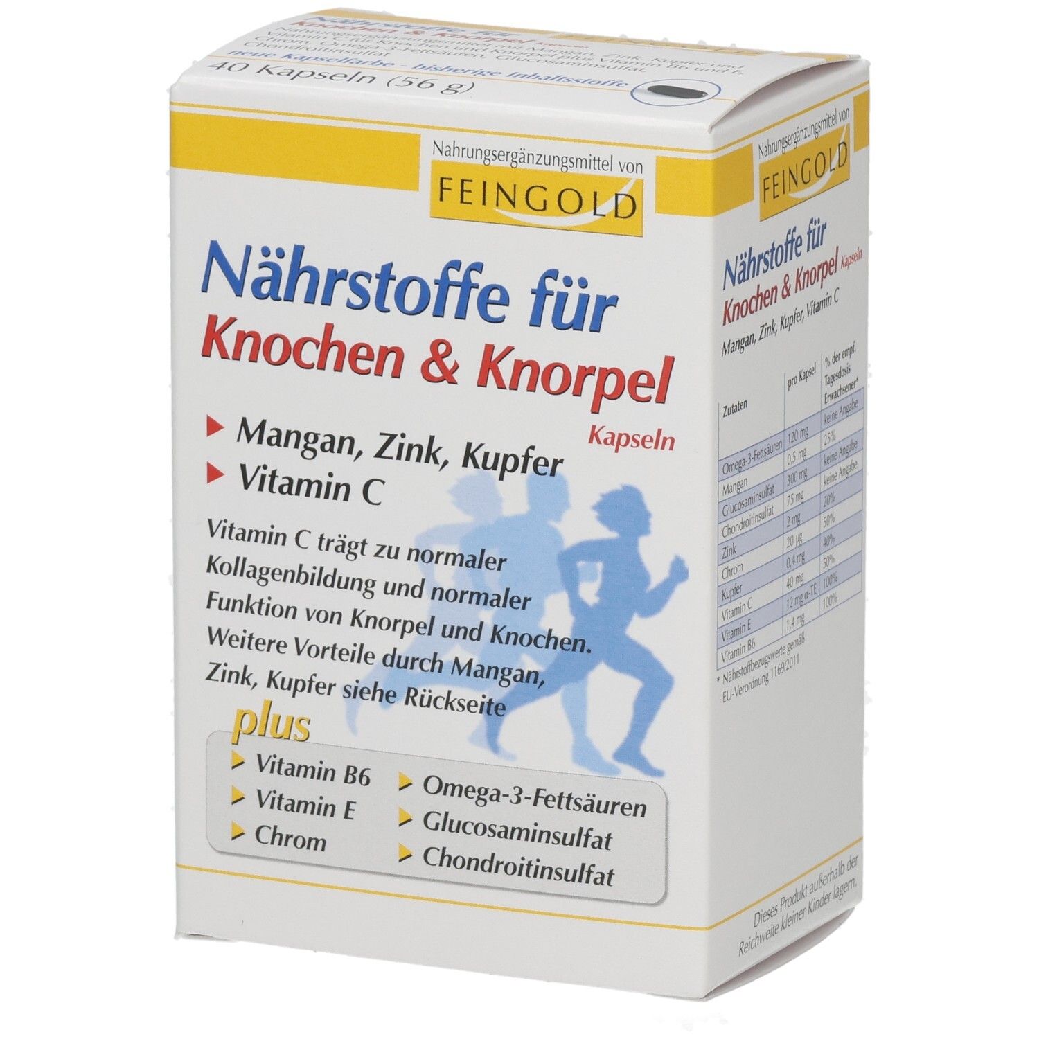 Nährstoffe für Knochen und Knorpel Feingold