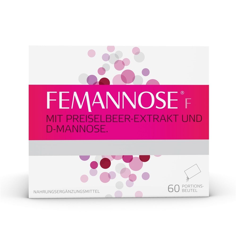 FEMANNOSE® F – Nahrungsergänzung mit 2000 mg D-Mannose und Preiselbeere zum Trinken