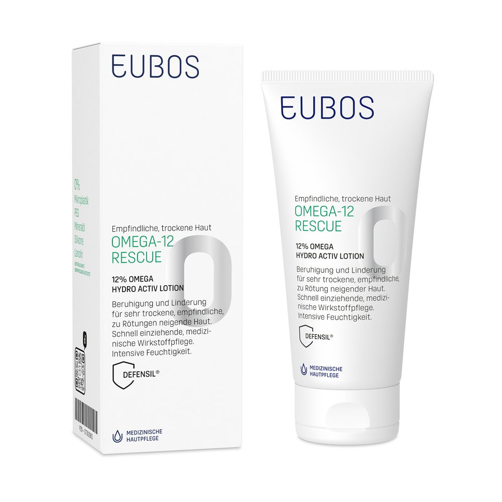 EUBOS Omega-12 Rescue 12% Omega Hydro Activ Lotion für trockene & empfindliche Haut