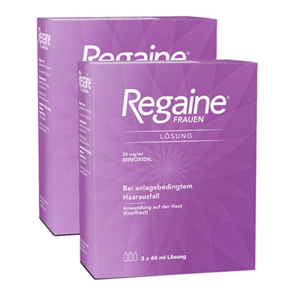Regaine Frauen Lösung mit Minoxidil bei erblich bedingtem Haarausfall