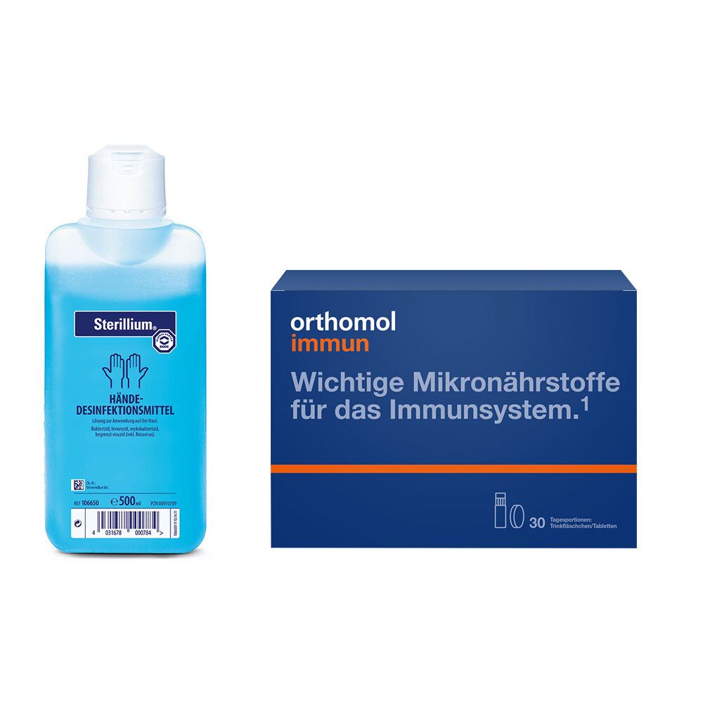 Sterillium® Lösung + Orthomol Immun