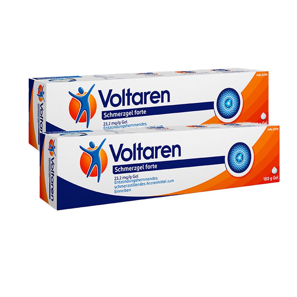 Voltaren Schmerzgel forte 23,2 mg/g Gel mit Diclofenac - bei Gelenkschmerzen und Rückenschmerzen, Arthrose