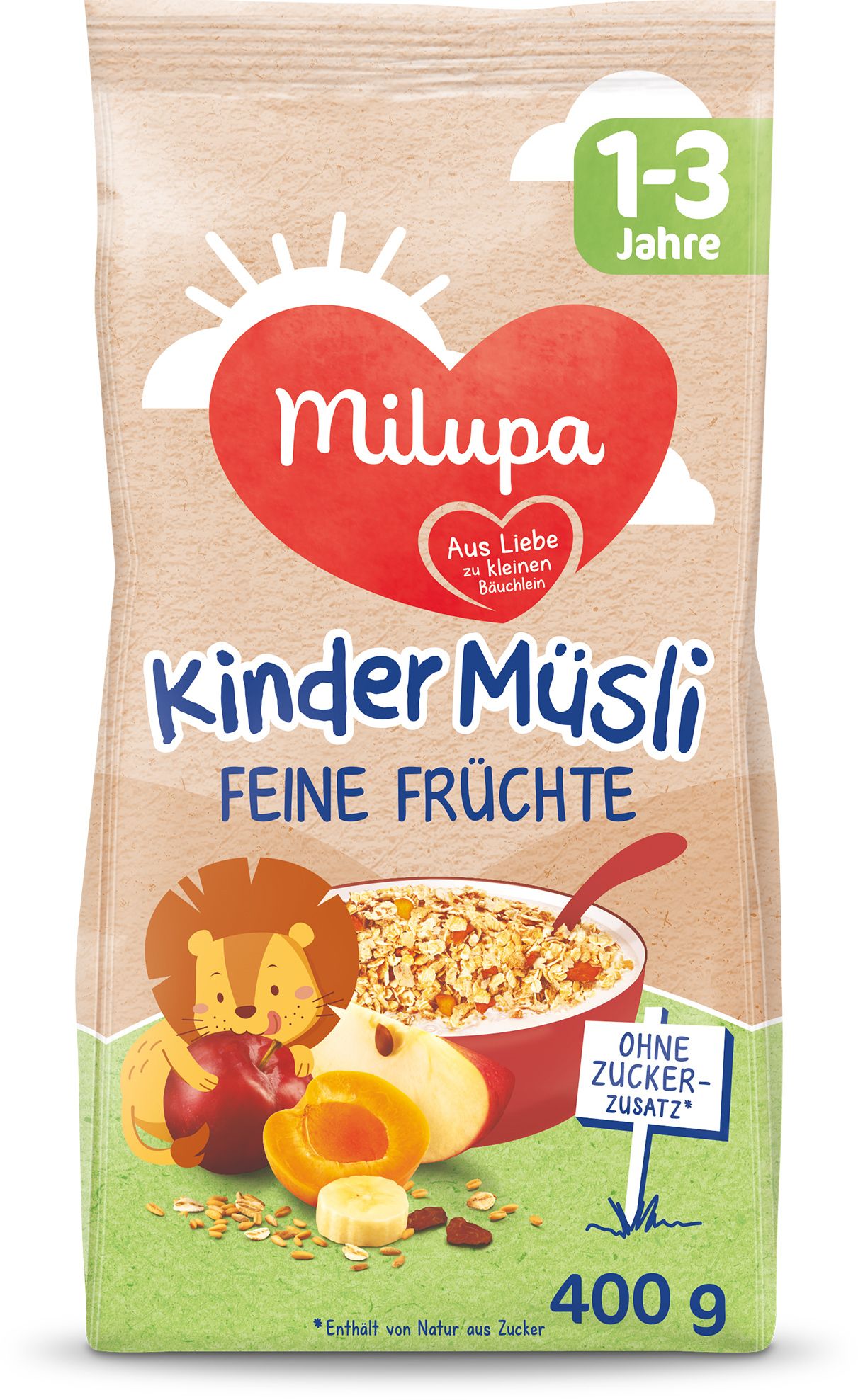 Milupa Kinder Müsli Feine Früchte