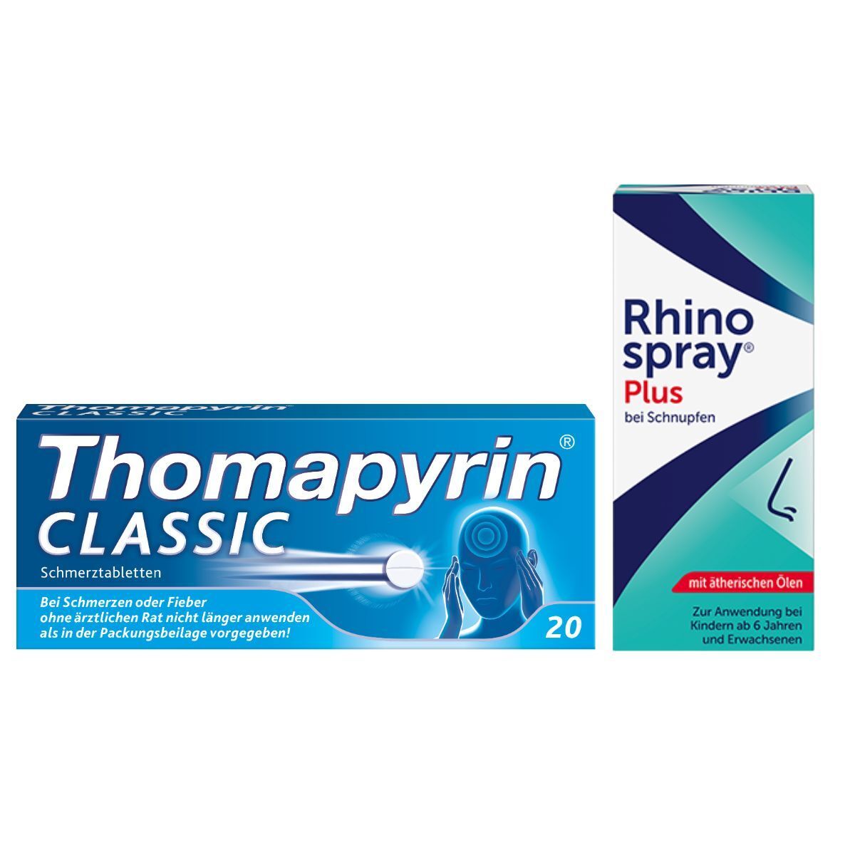 Rhinospray Plus & Thomapyrin Classic: Hilfe bei Schnupfen, Kopf- und Schmerzen