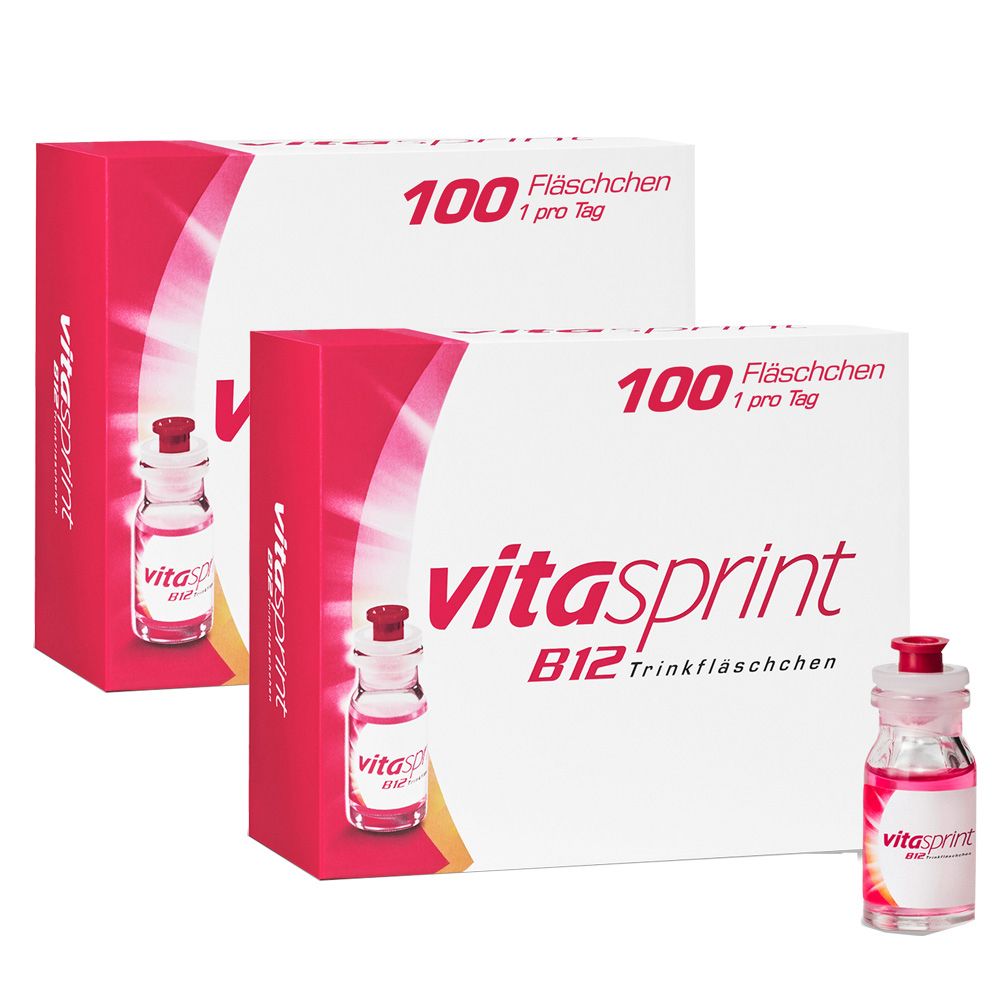 Vitasprint B12 Trinkfläschchen, mit Vitamin B12 für mehr Energie