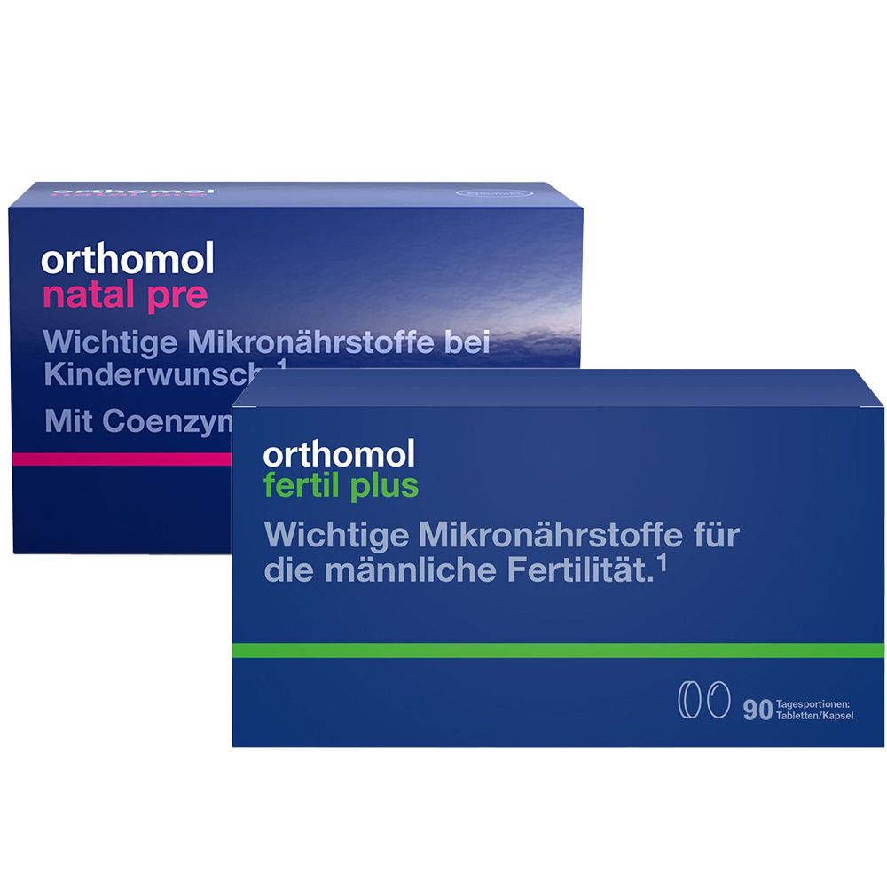 Orthomol Fertil plus + Orthomol Natal pre
