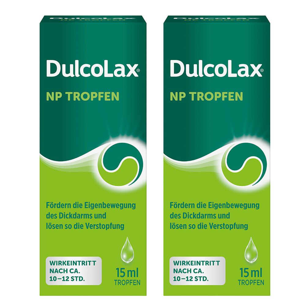 DulcoLax NP Tropfen 2x 30ml I planbare Erleichterung bei Verstopfung I wirkt über Nacht