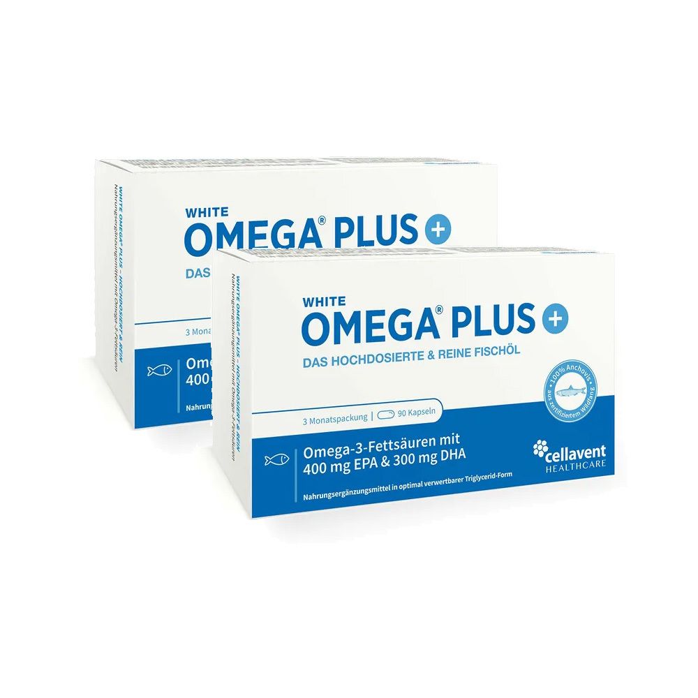 White Omega® PLUS – Reine Omega-3-Fischöl-Kapseln
