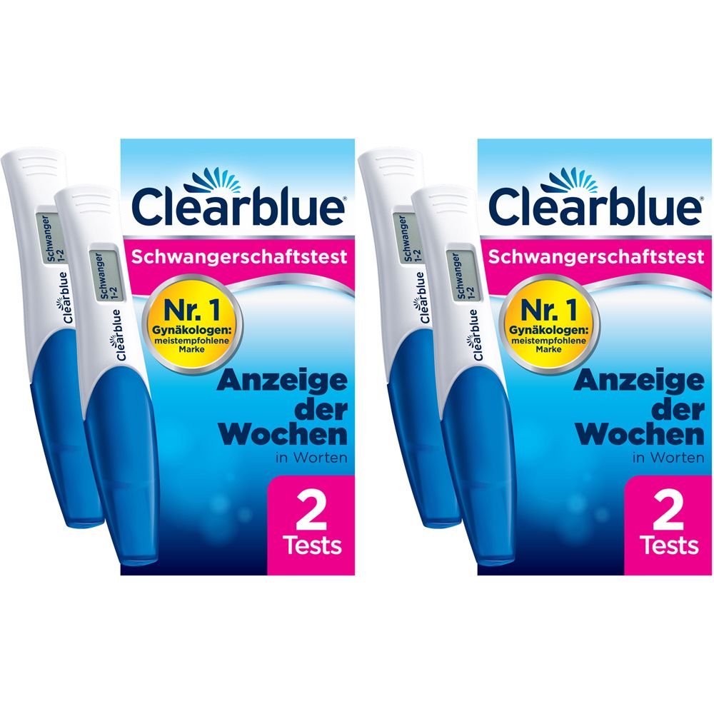 Clearblue Schwangerschaftstest MIT WOCHENBESTIMMUNG