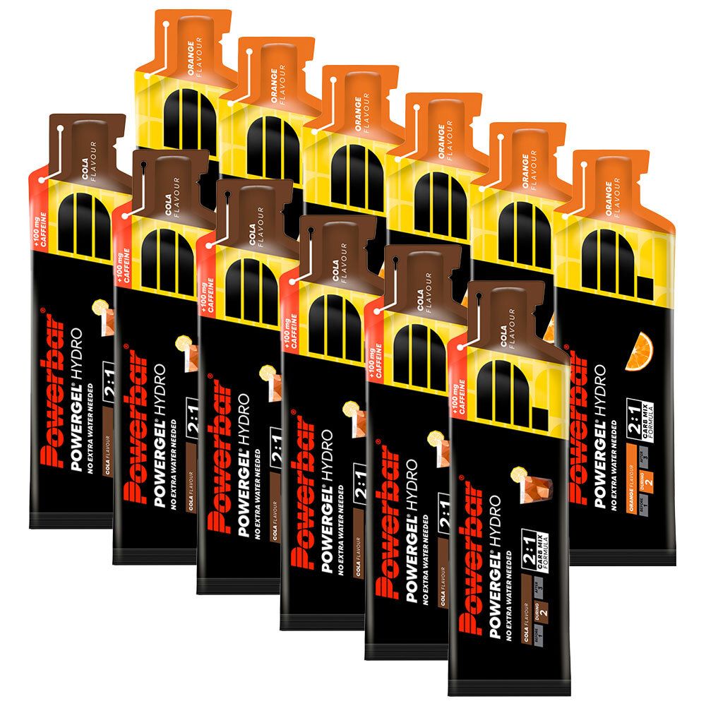 6 x PowerBar® Powergel Hydro Cola + 6 x PowerBar® Powergel Hydro Orange
