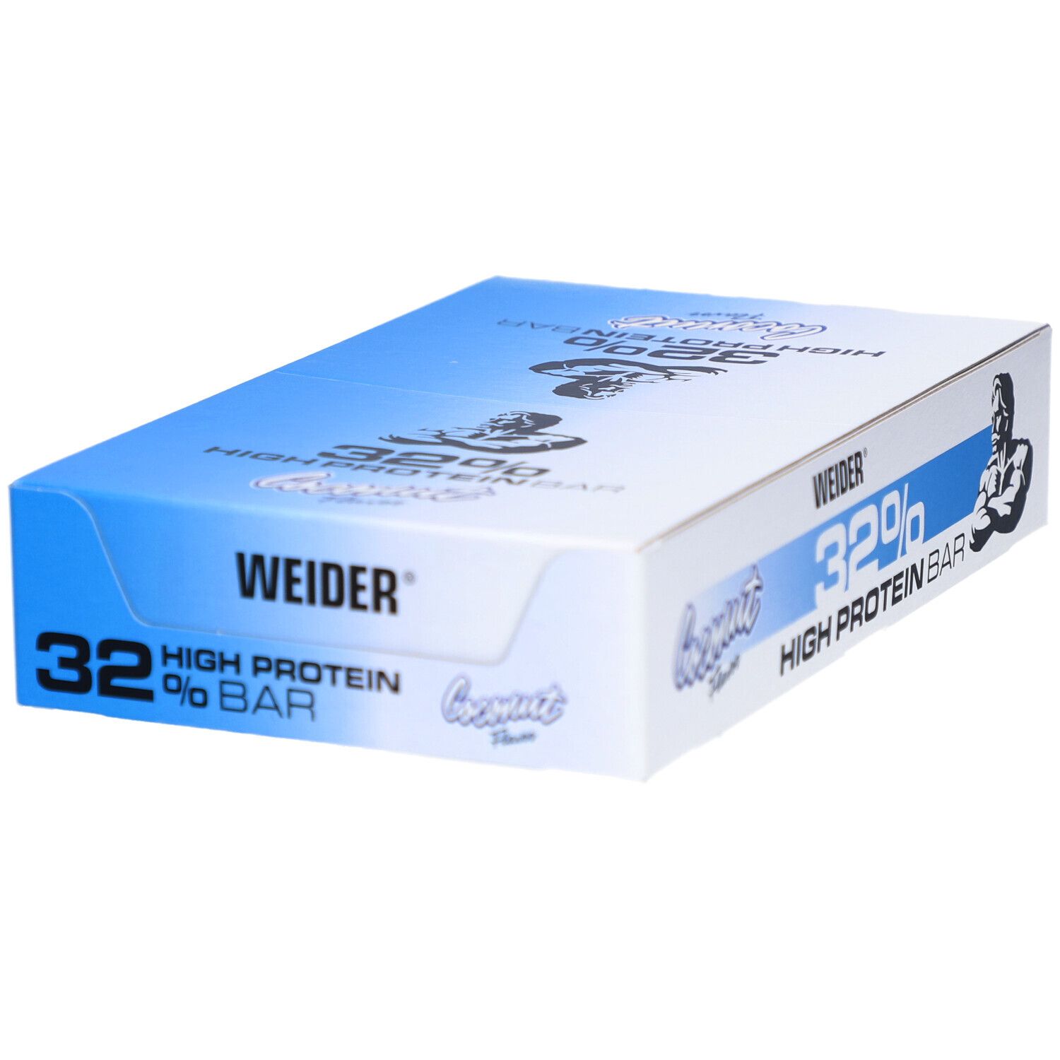 Weider 32% Protein Bar 12er Box Kokosnuss