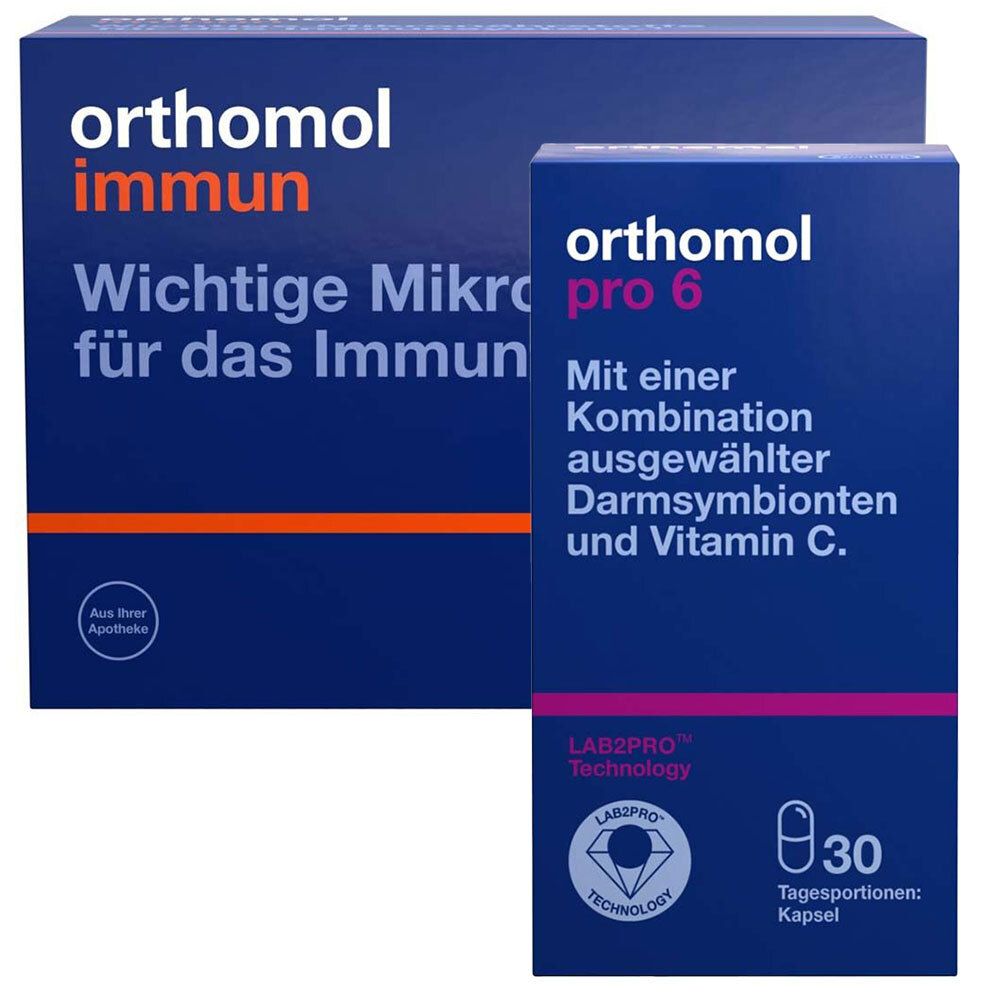 Orthomol Immun Granulat + Orthomol Pro 6 Kapseln