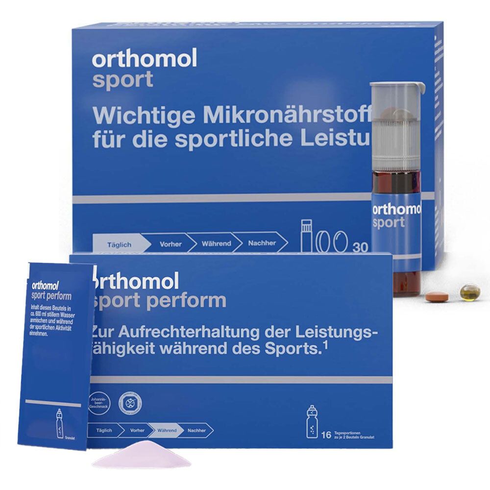 Orthomol Sport + Orthomol Sport perform