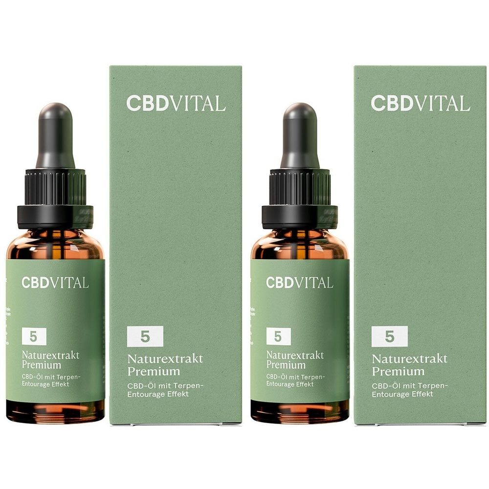 CBD VITAL Naturextrakt Premium CBD Öl 5%
