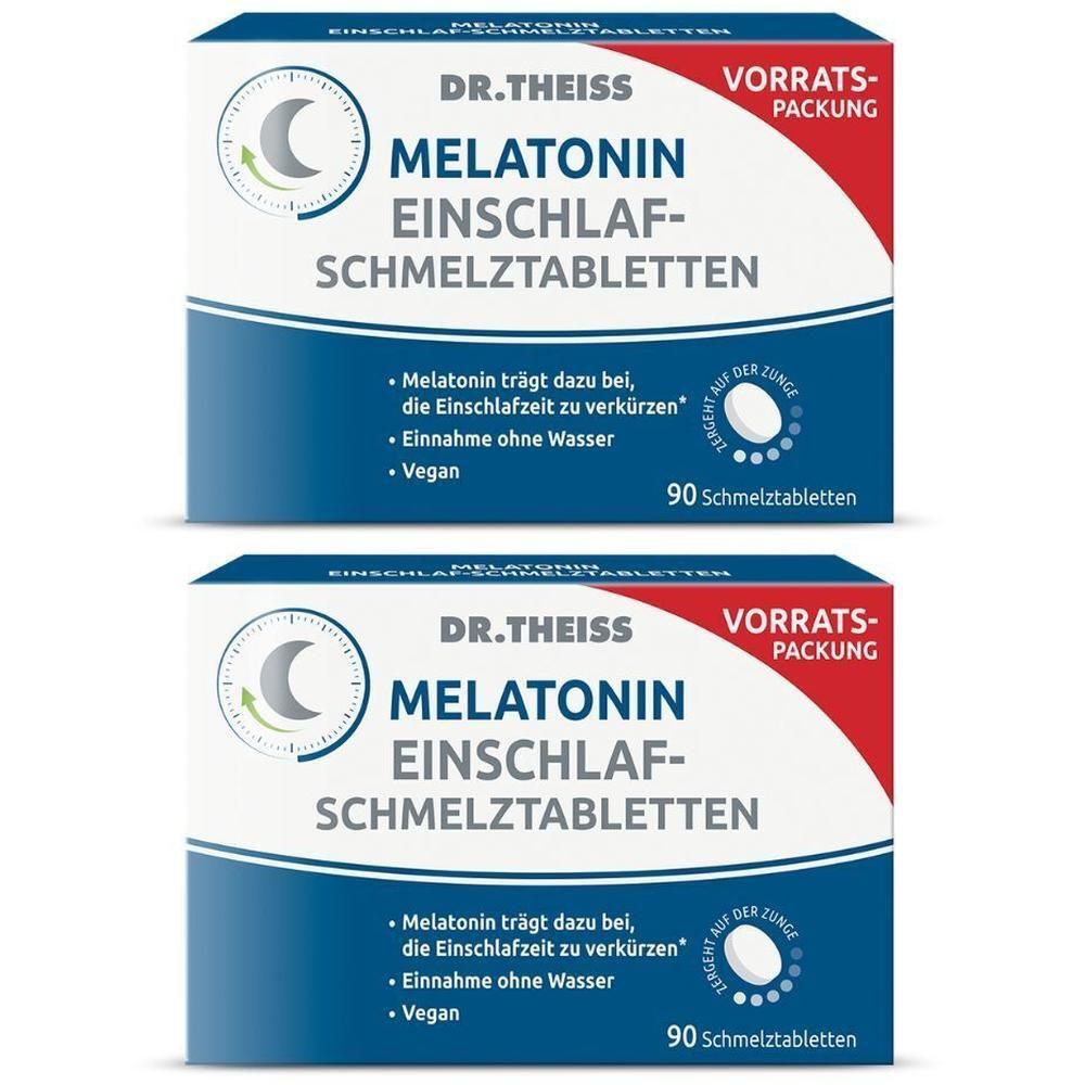 DR. THEISS Melatonin Einschlaf-Schmelztabletten