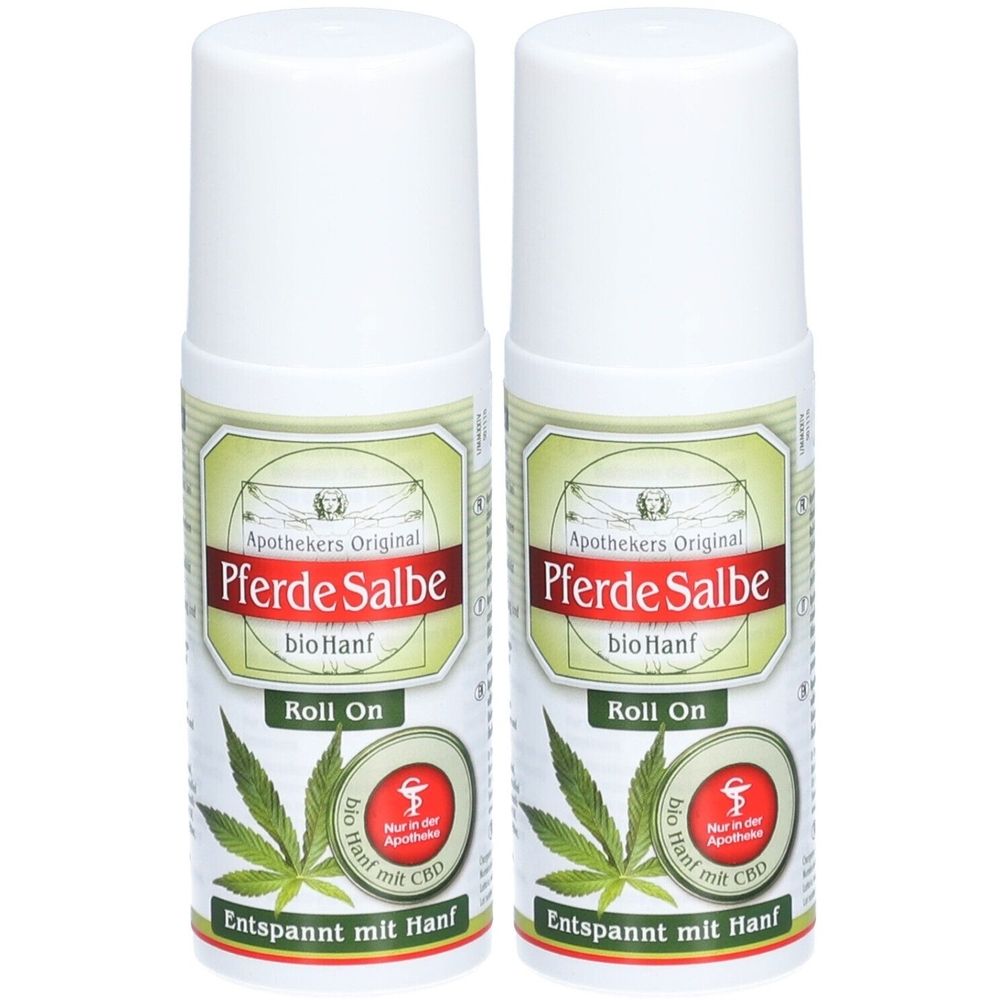 Apothekers Original Pferde Salbe bio Hanf Roll-on